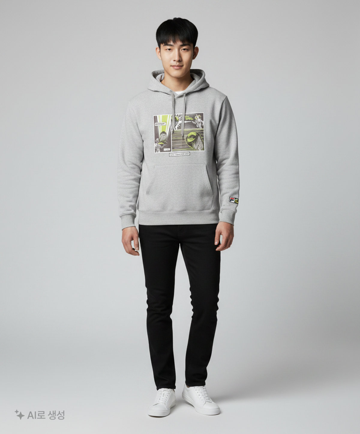 휠라(FILA) 후드 티셔츠 105