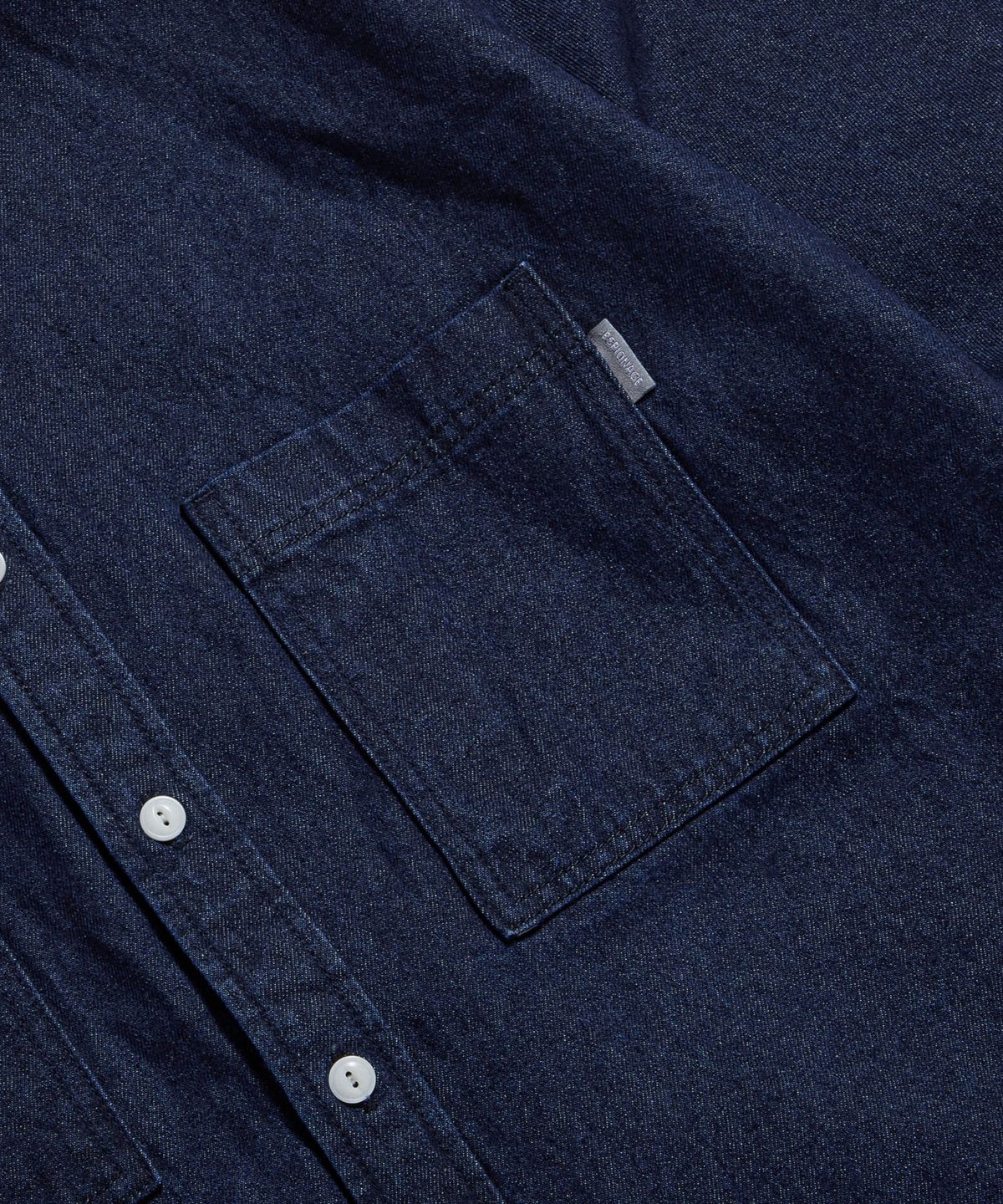 에스피오나지(ESPIONAGE) 2 Pocket Denim Shirt Dark Indigo