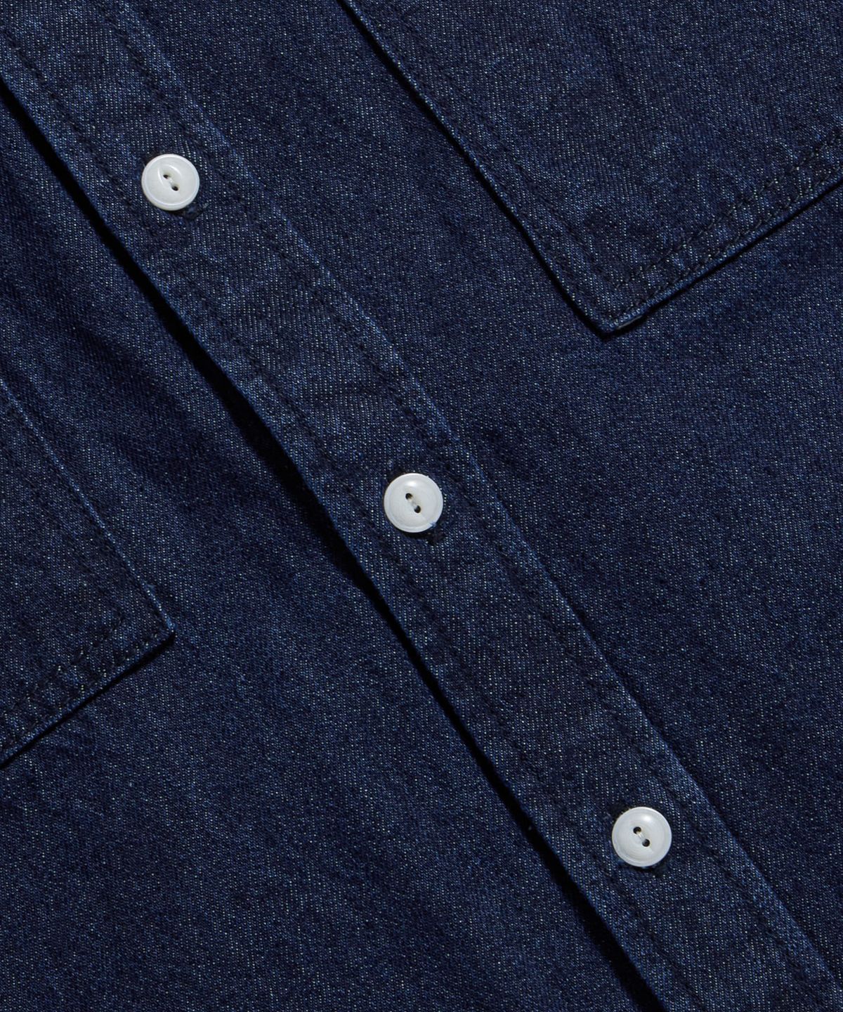 에스피오나지(ESPIONAGE) 2 Pocket Denim Shirt Dark Indigo