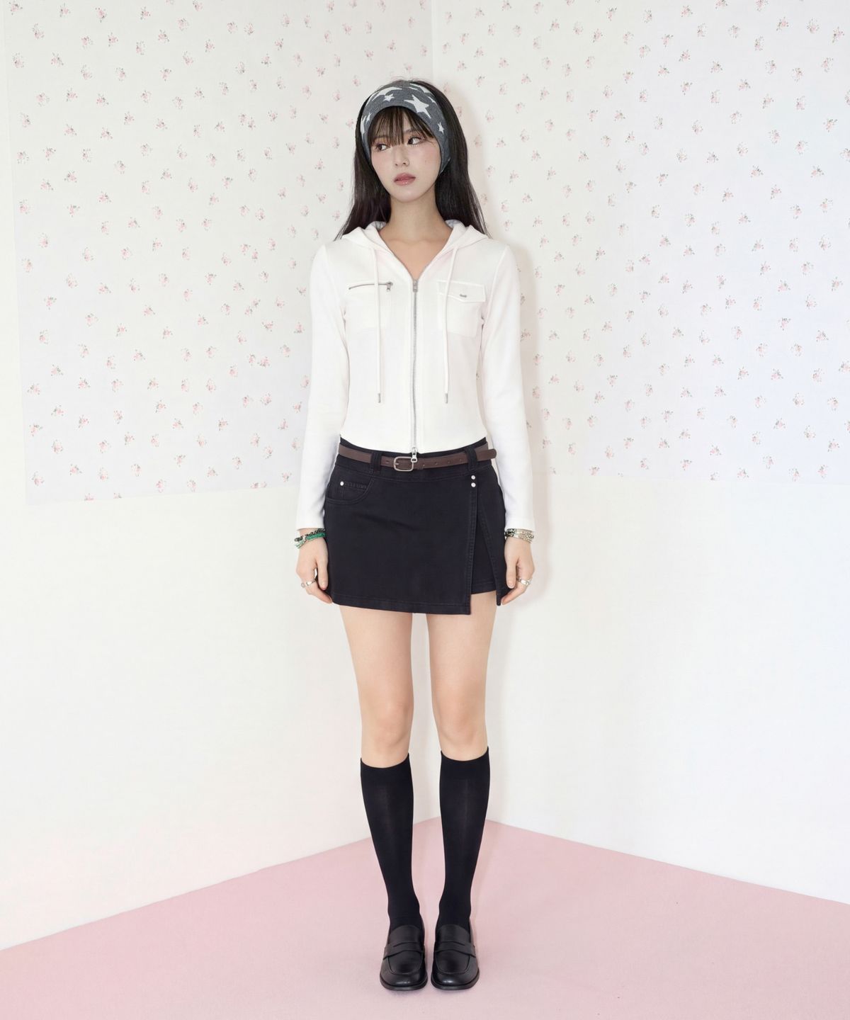 쿨키튼(KOOLKITTEN) Slim Two-Way Hooded Cardigan 4colors
