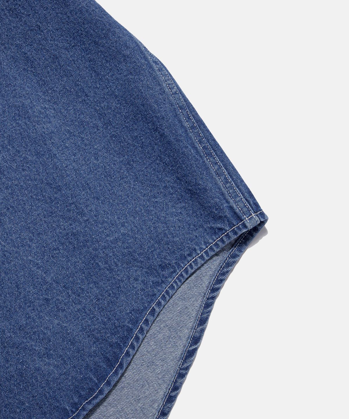 에스피오나지(ESPIONAGE) 2 Pocket Denim Shirt Faded Indigo