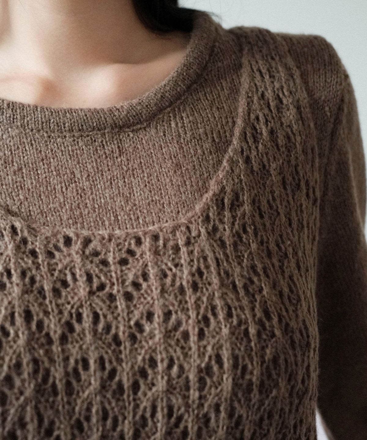 쿨키튼(KOOLKITTEN) Openwork Vest Layered Knit Set 3colors