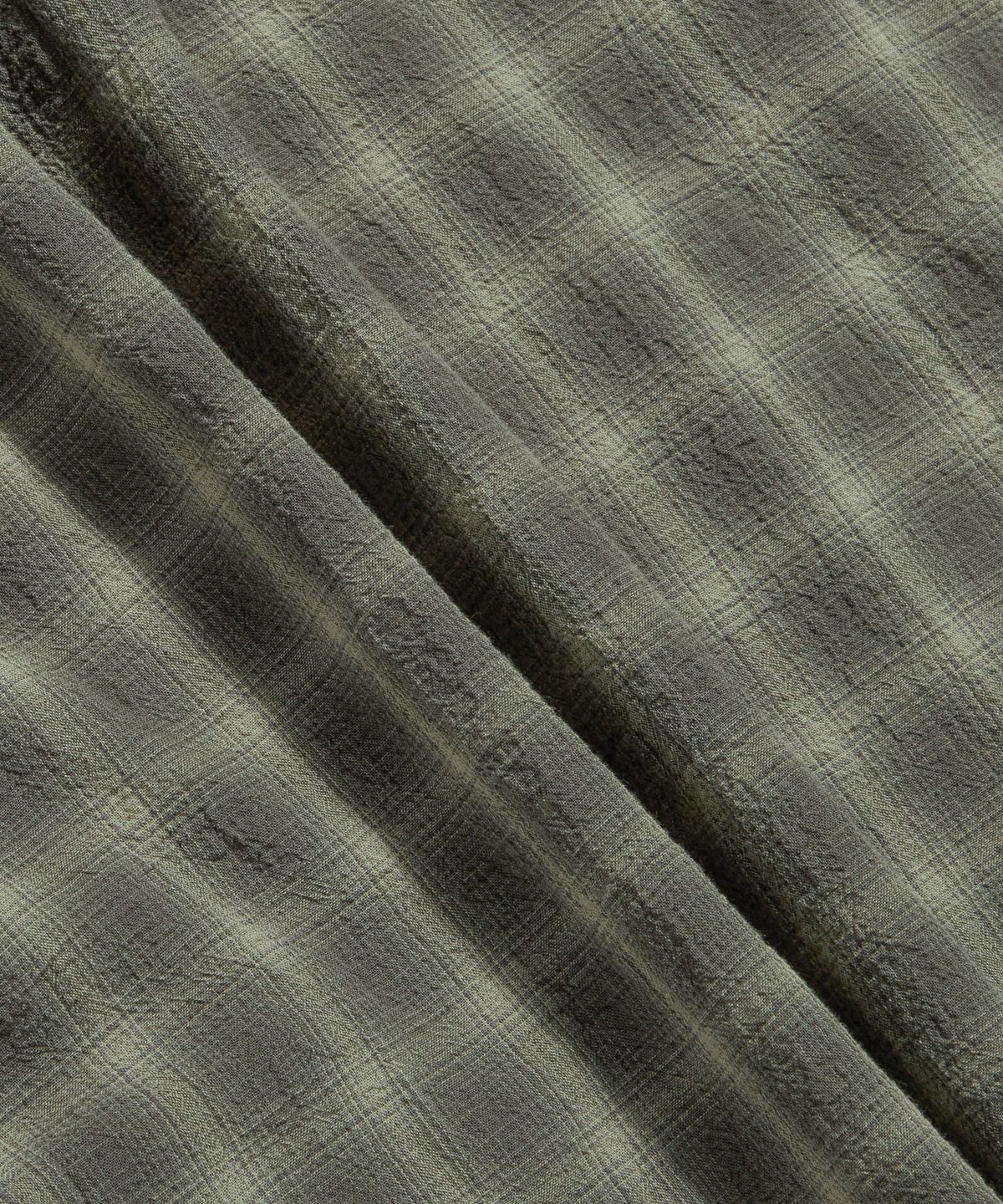 에스피오나지(ESPIONAGE) Checked Jungle Fatigue Shirt Dark Grey