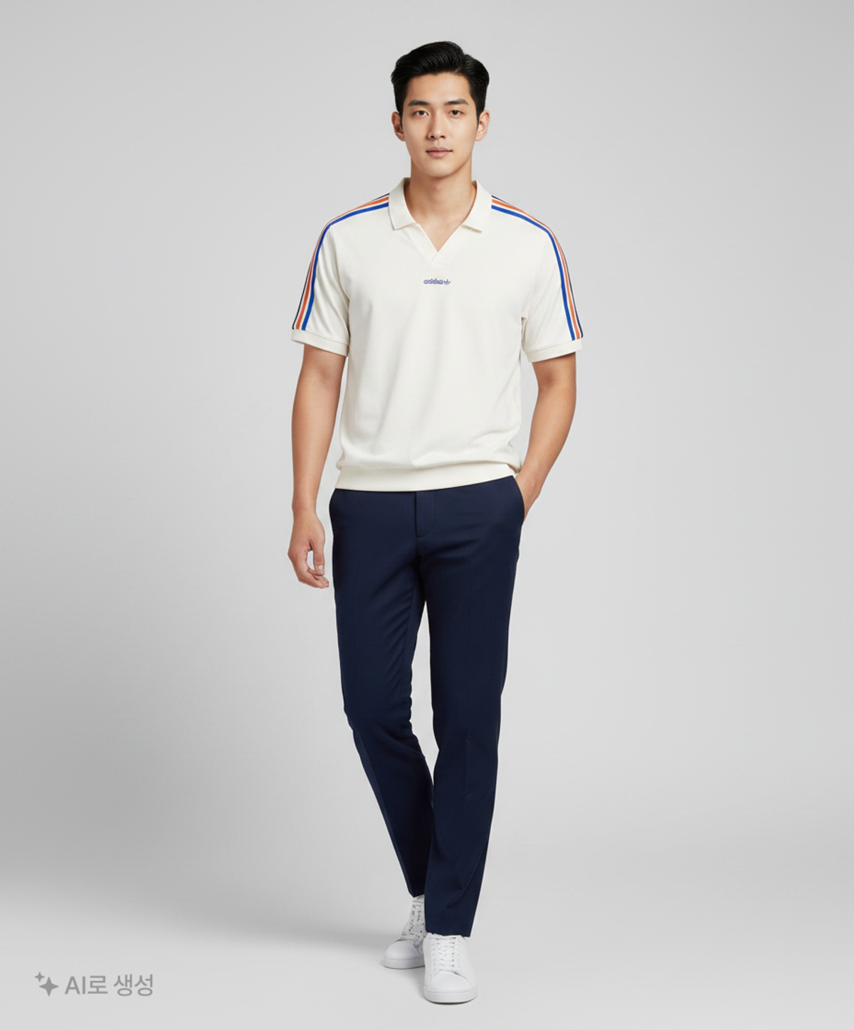 아디다스(ADIDAS) 폴로 셔츠 - 화이트 / JD0808 XL