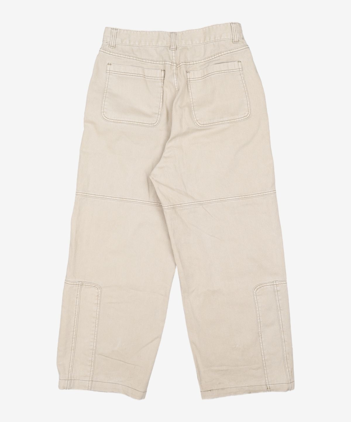 헤더헬렌(HEDER HELEN) REPAIR CARGO BEIGE GARMENT PANTS FREE