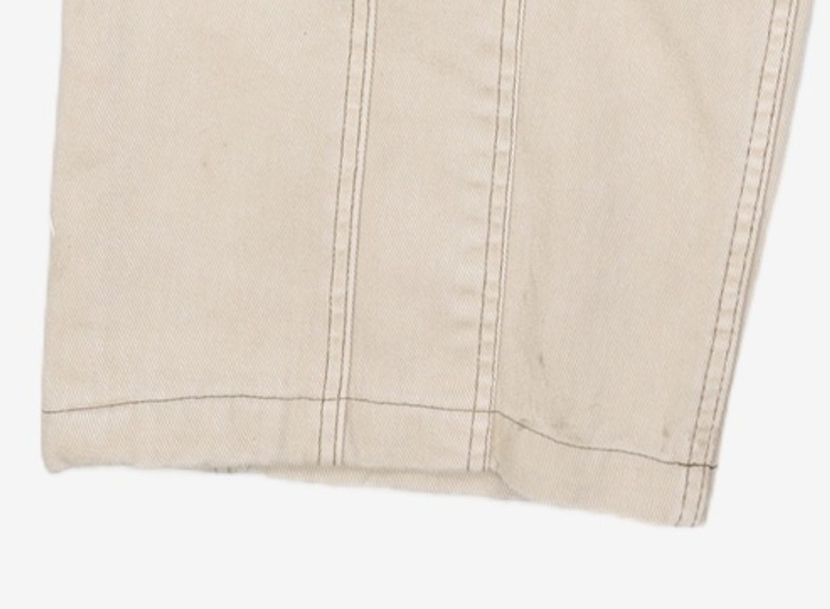 헤더헬렌(HEDER HELEN) REPAIR CARGO BEIGE GARMENT PANTS FREE