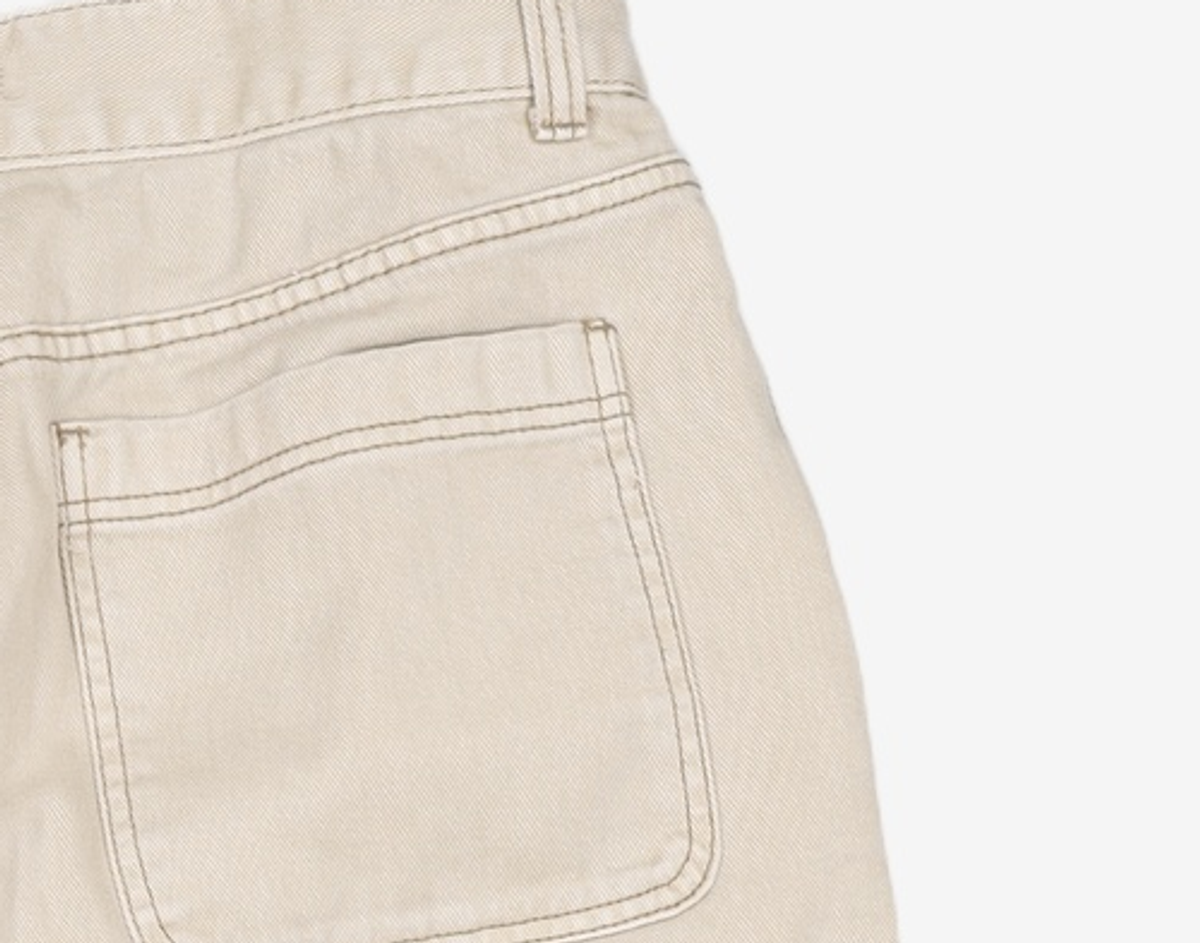 헤더헬렌(HEDER HELEN) REPAIR CARGO BEIGE GARMENT PANTS FREE