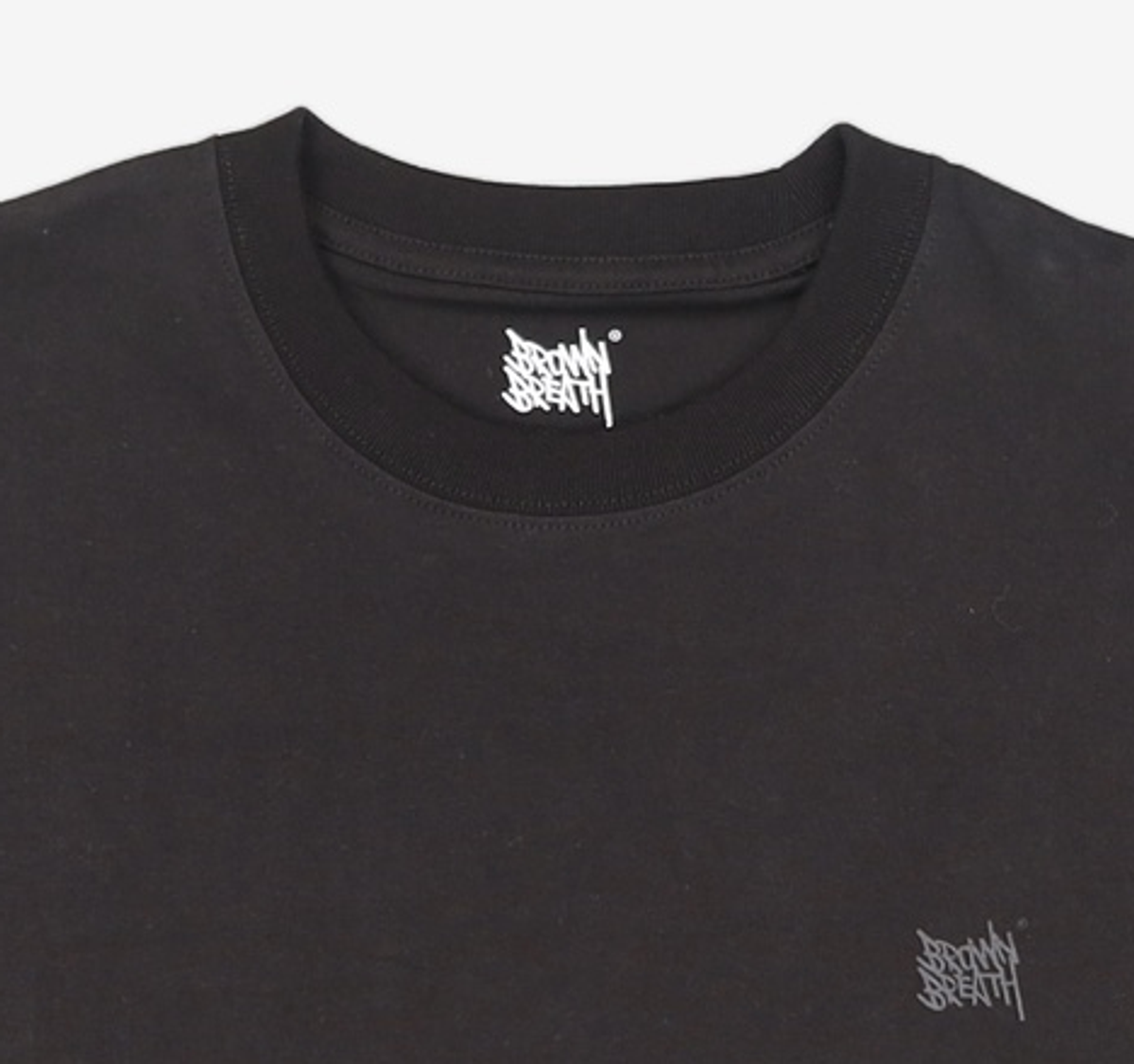 브라운브레스(BROWNBREATH) TAG RB TEE - BLACK L