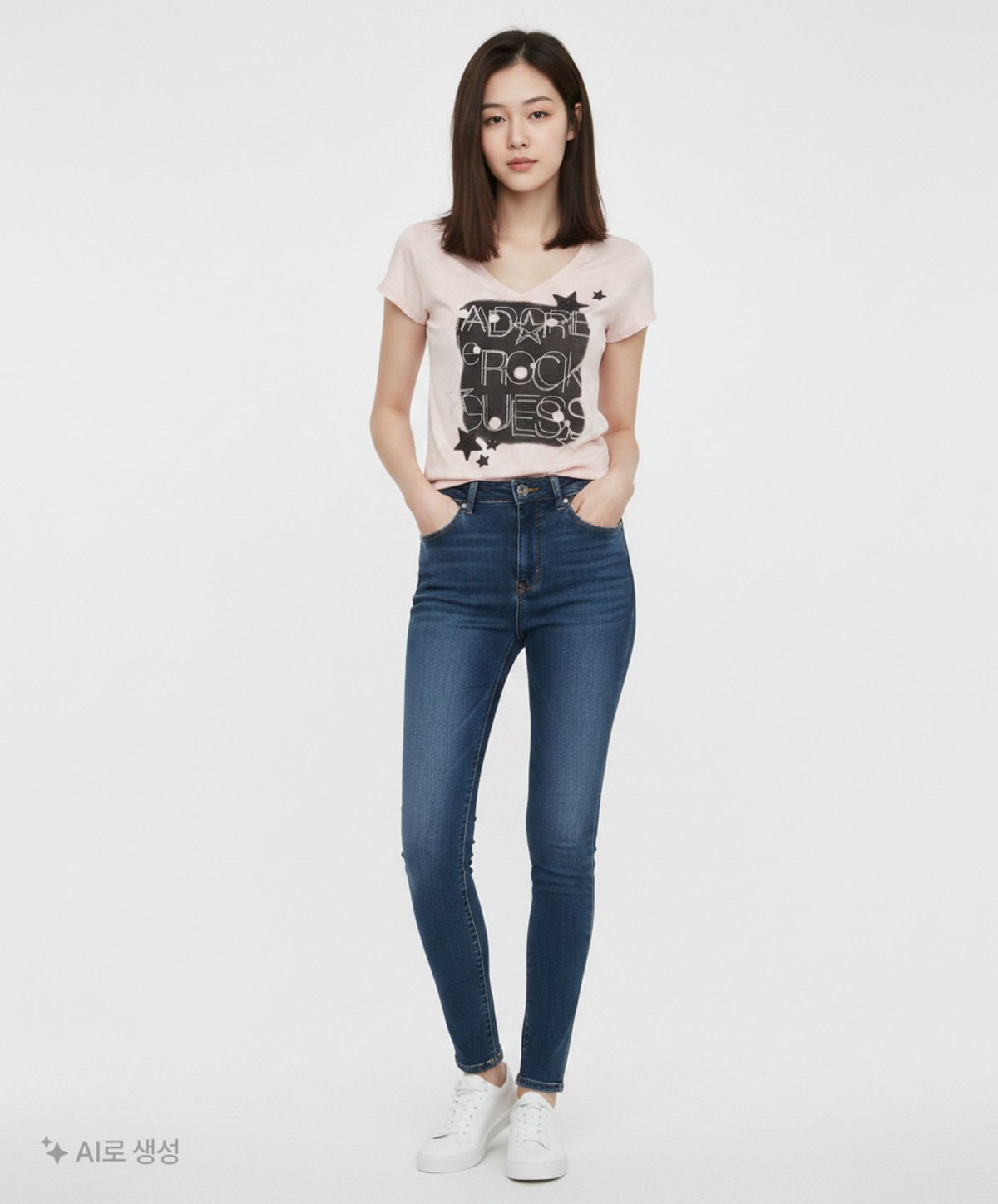 게스진(GUESS JEANS) 반소매 티셔츠 S