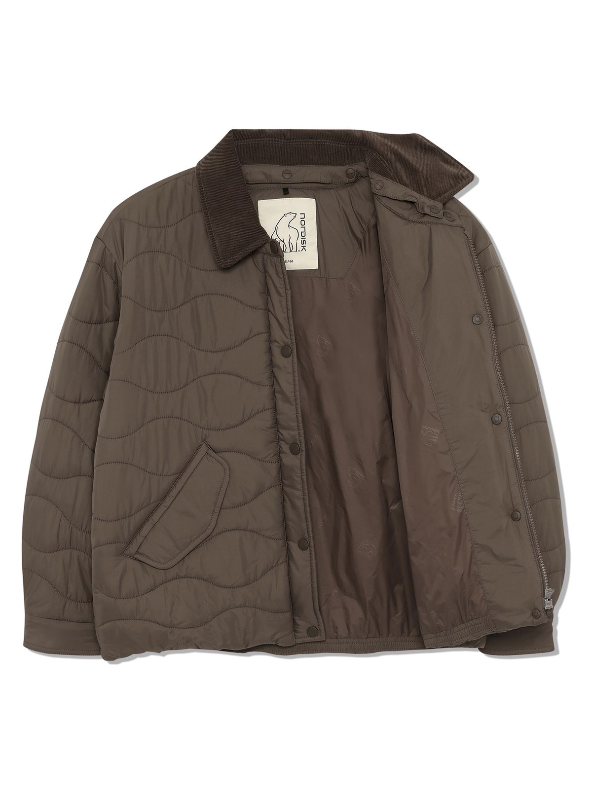 노르디스크(NORDISK) 트리니티 퀼팅 자켓 SHORT (3WAY) - W_Dark Brown