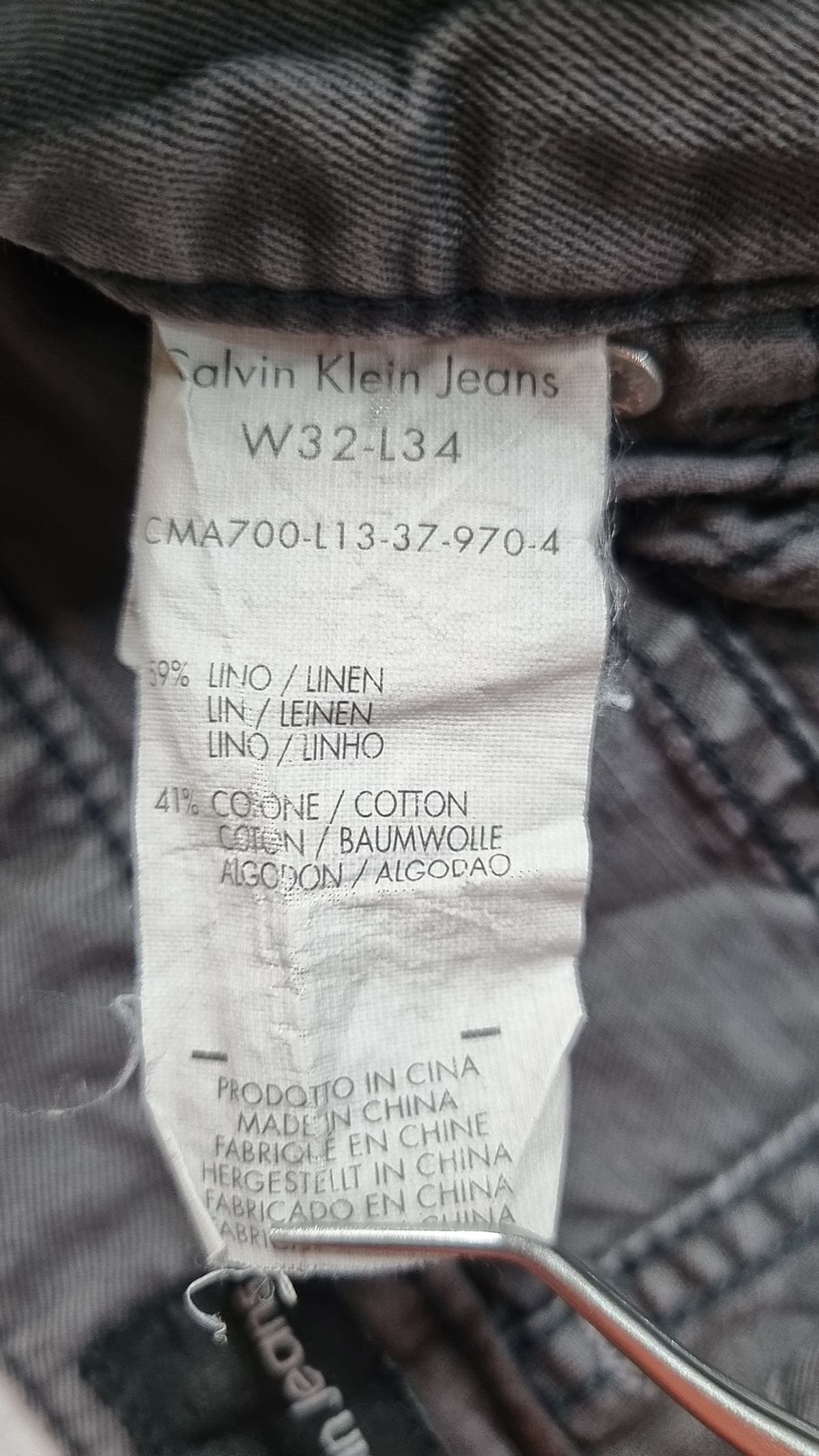 캘빈클라인 진(CALVIN KLEIN JEANS) 청/데님 팬츠 32