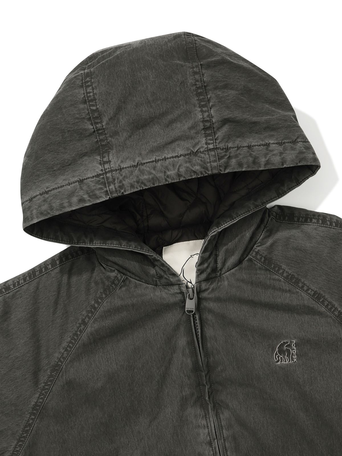 노르디스크(NORDISK) 워시드 후디 자켓 - W_Dark Grey OWU26106C6