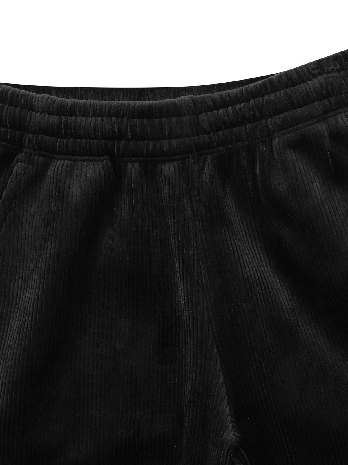 노르디스크(NORDISK) 저지 기모 코듀로이 트레이닝 스트레이트 팬츠 - K_Black