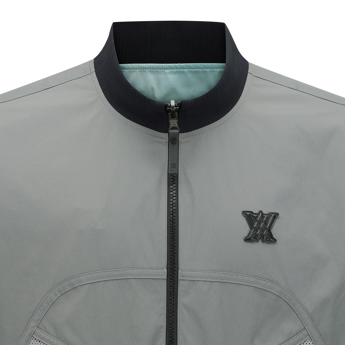 어뉴골프(ANEW GOLF) MEN FA GRADATION PATTERN REVERSIBLE JACKET_DG