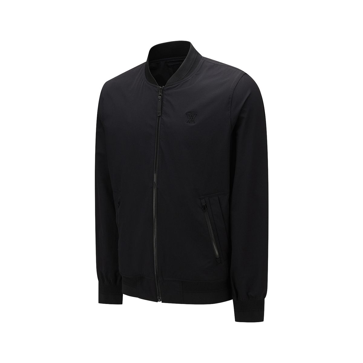 어뉴골프(ANEW GOLF) MEN FA SIGNATURE MA-1 JACKET_BK
