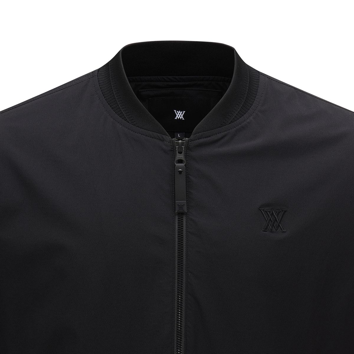 어뉴골프(ANEW GOLF) MEN FA SIGNATURE MA-1 JACKET_BK