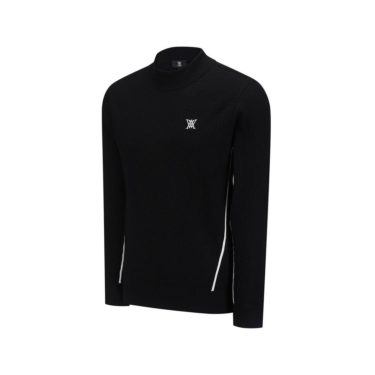 어뉴골프(ANEW GOLF) MEN FA MOCK NECK SWEATER_BK