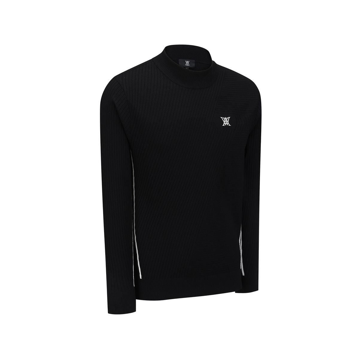 어뉴골프(ANEW GOLF) MEN FA MOCK NECK SWEATER_BK