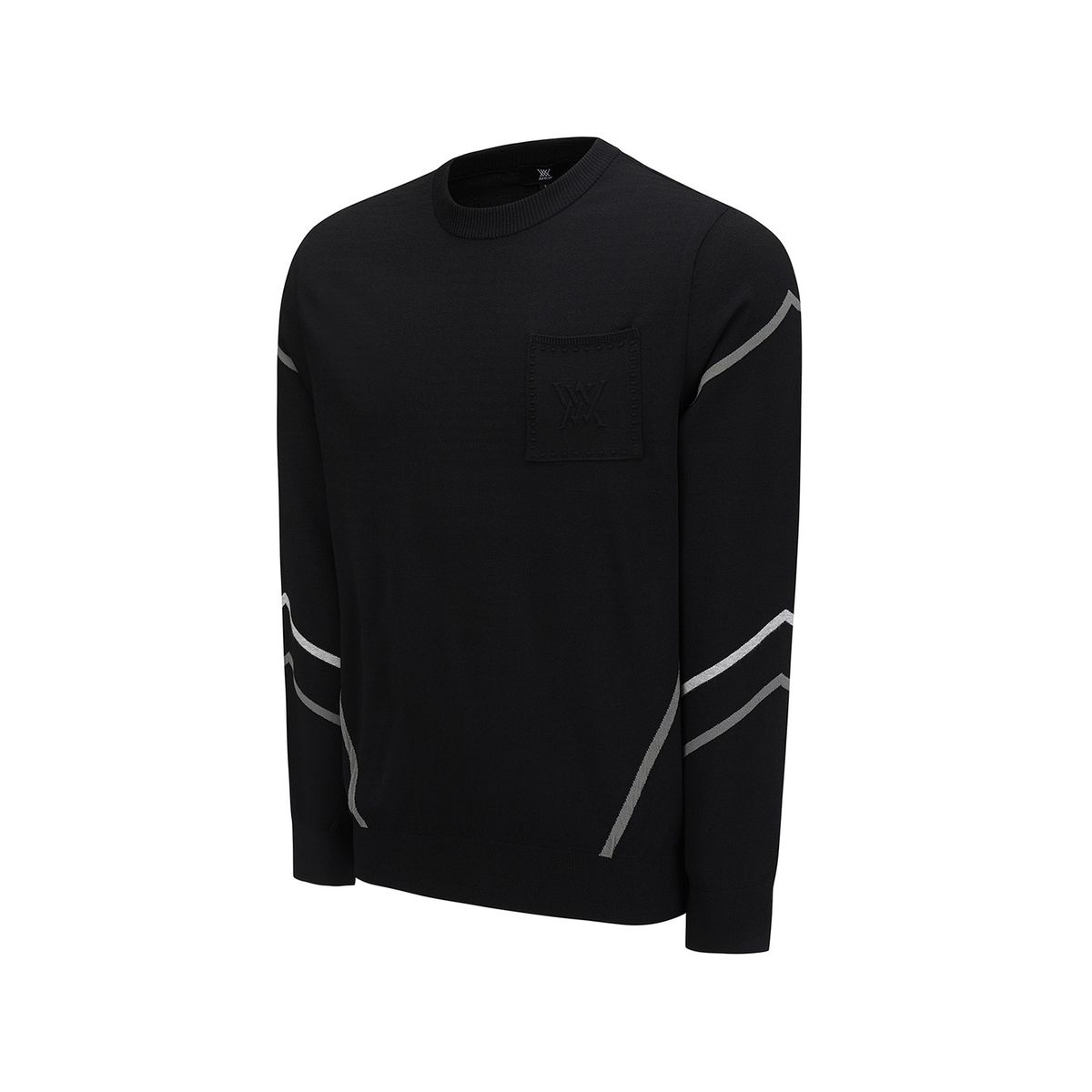 어뉴골프(ANEW GOLF) MEN FA ESSENTIAL SWEATER_BK