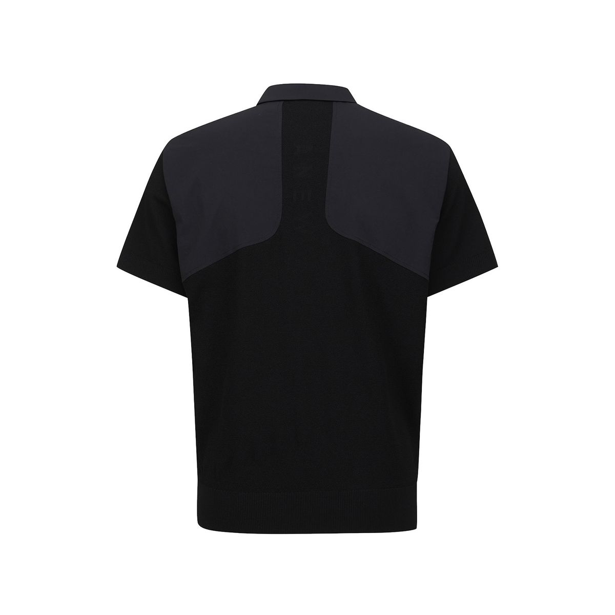 어뉴골프(ANEW GOLF) MEN FA HYBRID SHORT SLEEVE SWEATER_BK