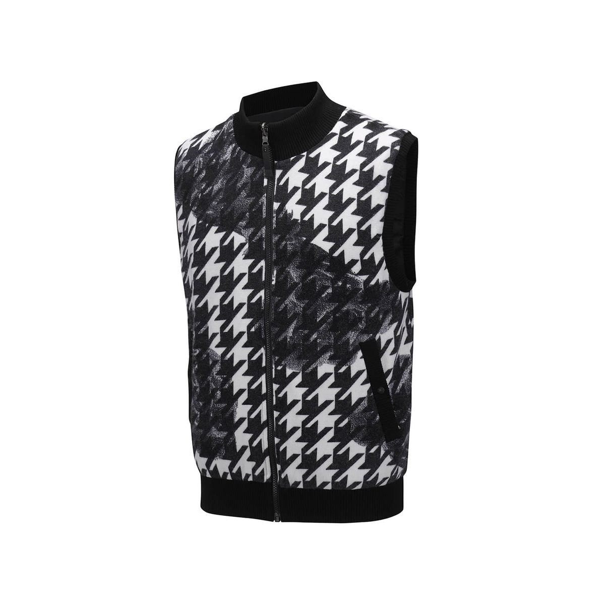 어뉴골프(ANEW GOLF) MEN FA PATTERN KNIT VEST_BK
