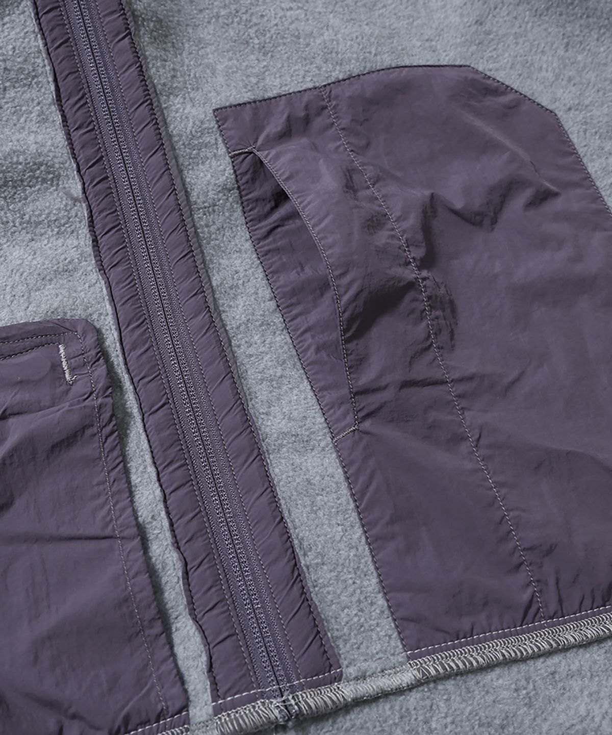 모이프(MOIF) [AW26] HIKER FLEECE PULLOVER JUMPER / HEATHER GRAY