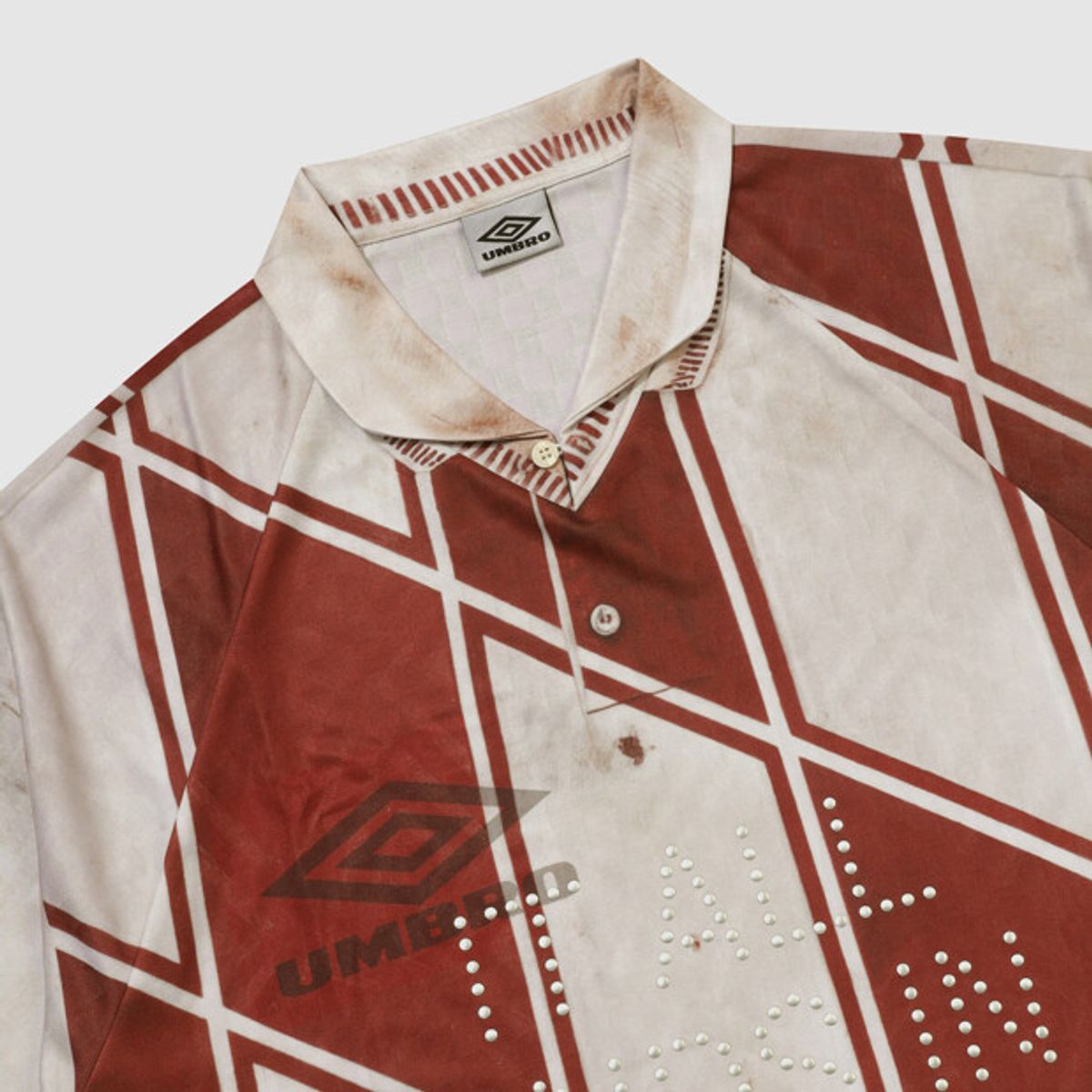 엄브로(UMBRO) [UMB X SLAM JAM] 90 92 Kit 폴로 반팔저지 패턴 UR311ORJ92