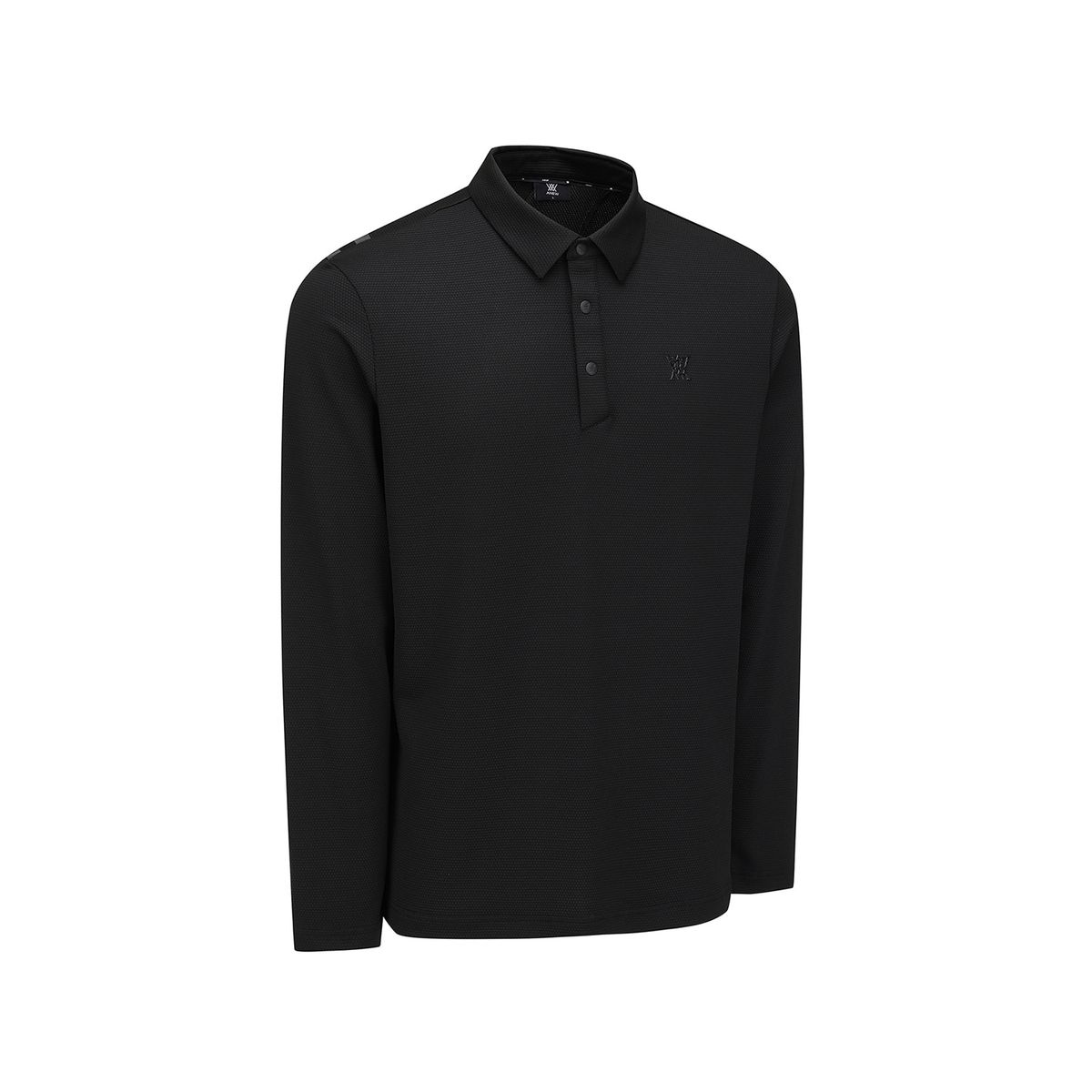 어뉴골프(ANEW GOLF) MEN FA ESSENTIAL LONG T-SHIRT_BK