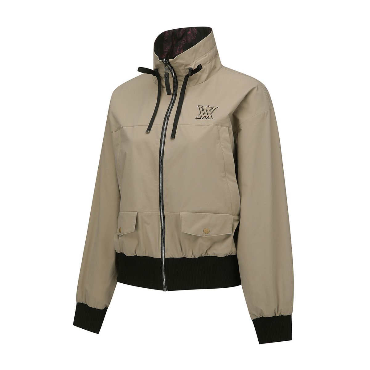 어뉴골프(ANEW GOLF) WOMEN FA FLOWER PATTERN REVERSIBLE JACKET_BE