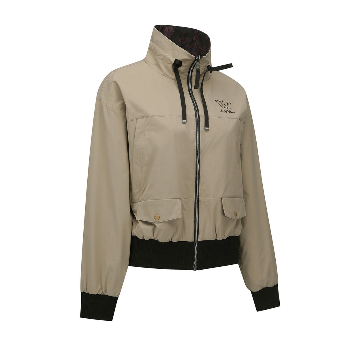 어뉴골프(ANEW GOLF) WOMEN FA FLOWER PATTERN REVERSIBLE JACKET_BE