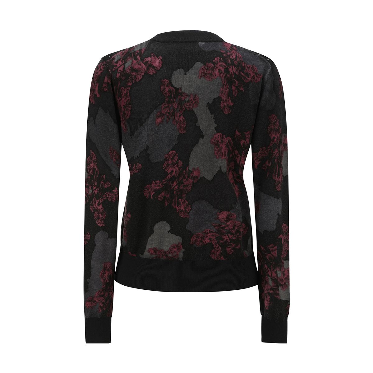 어뉴골프(ANEW GOLF) WOMEN FA FLOWER PATTERN KNIT CARDIGAN_BU