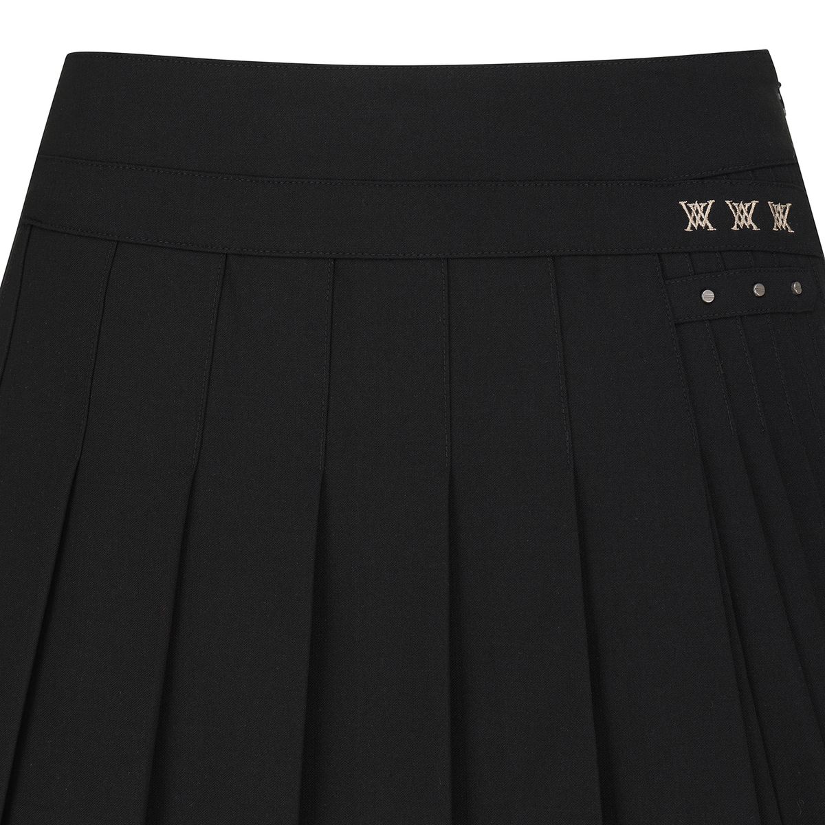 어뉴골프(ANEW GOLF) WOMEN FA ESSENTIAL PLEATED SKIRT _BK