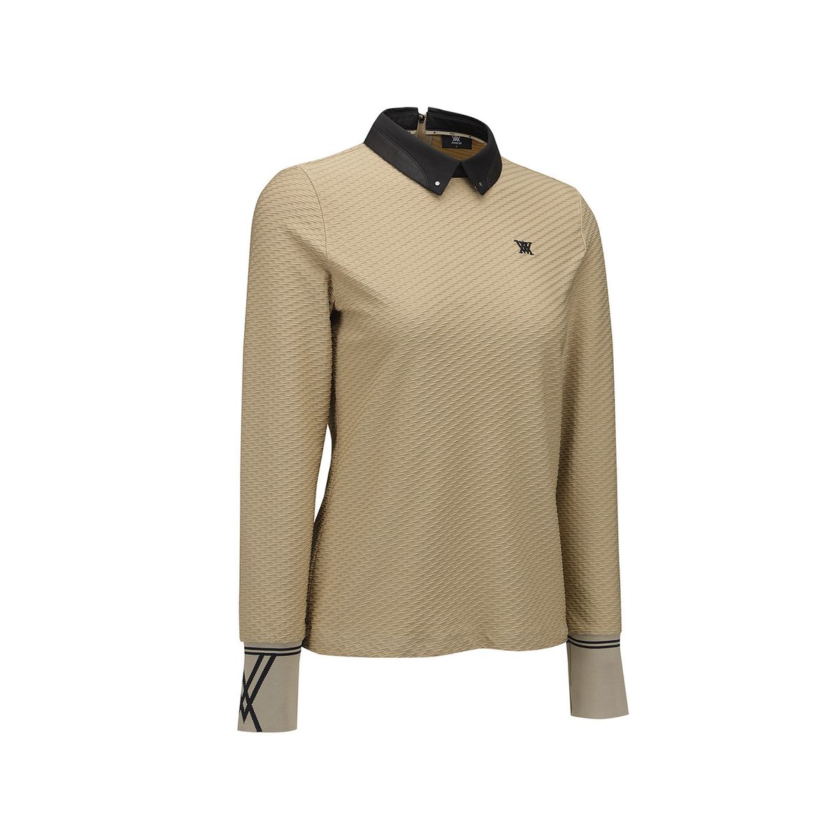 어뉴골프(ANEW GOLF) WOMEN FA BACK ZIP-UP LONG T-SHIRT_BE