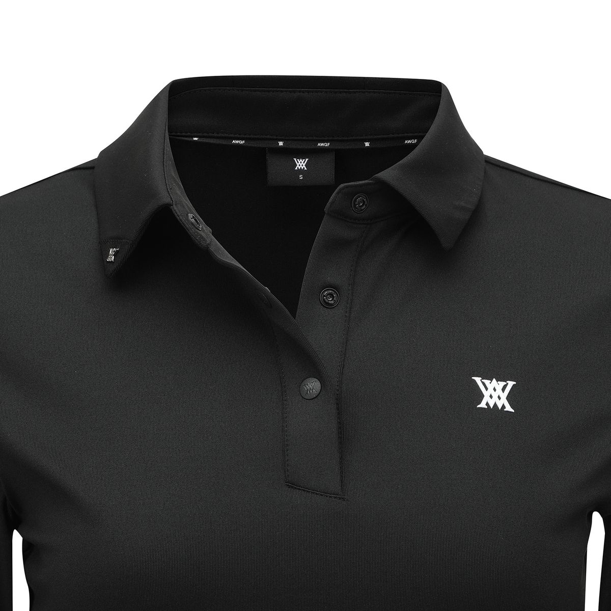 어뉴골프(ANEW GOLF) WOMEN FA ESSENTIAL LONG T-SHIRT_BK