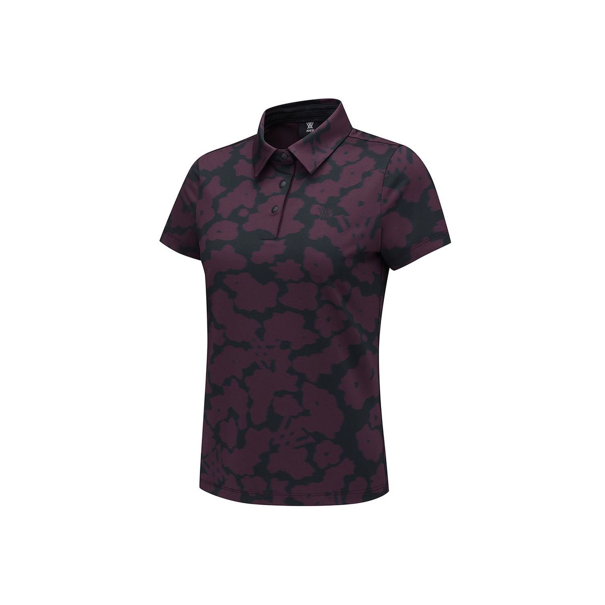어뉴골프(ANEW GOLF) WOMEN FA FLOWER PATTERN SHORT T-SHIRT _BU