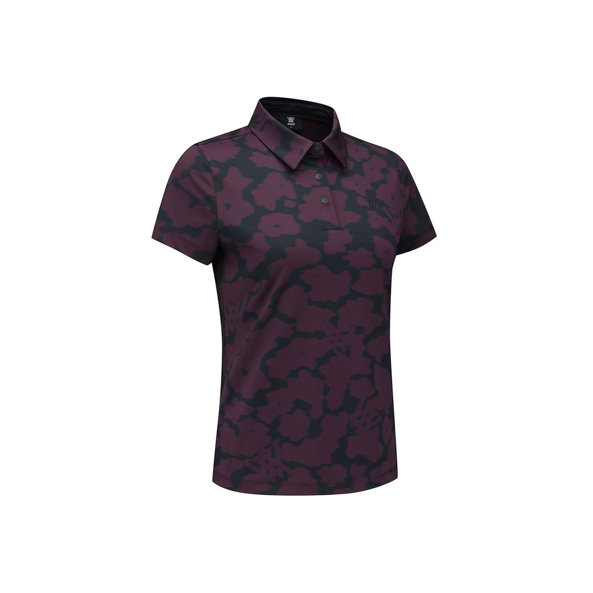 어뉴골프(ANEW GOLF) WOMEN FA FLOWER PATTERN SHORT T-SHIRT _BU