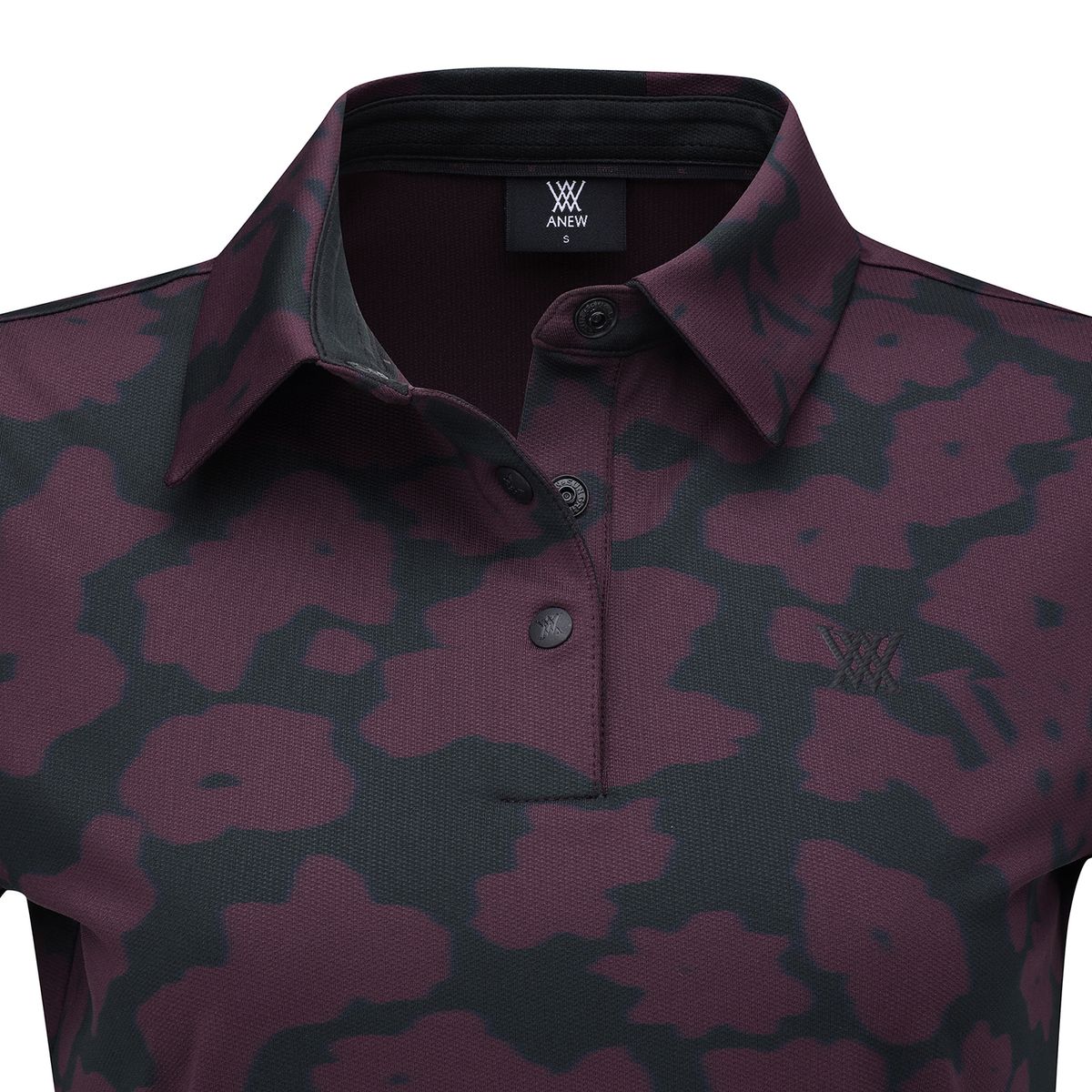 어뉴골프(ANEW GOLF) WOMEN FA FLOWER PATTERN SHORT T-SHIRT _BU