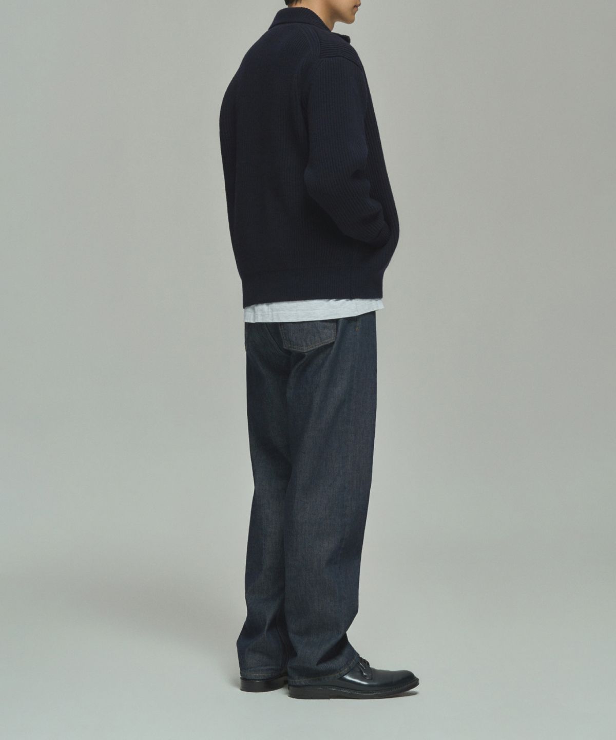 레어토라(RARETORA) ROY FULL ZIP KNIT PARKA V2  - DEEP NAVY