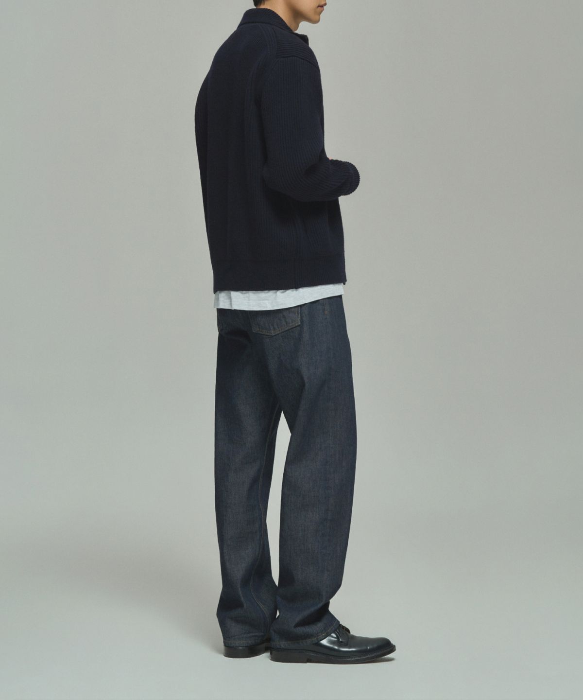 레어토라(RARETORA) ROY FULL ZIP KNIT PARKA V2  - DEEP NAVY