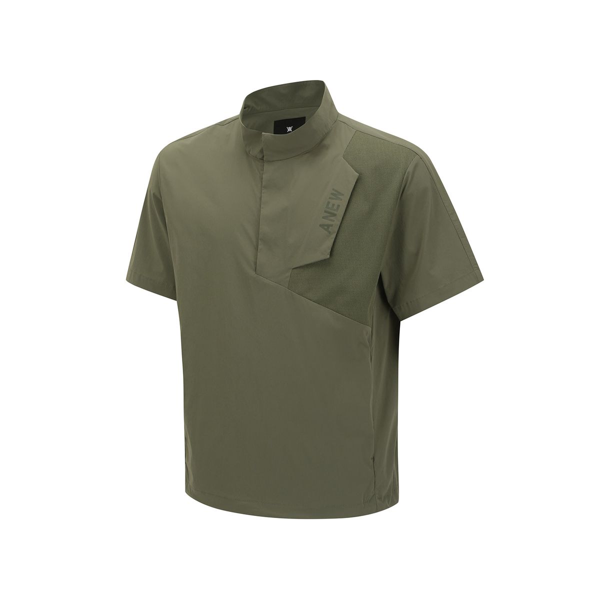 어뉴골프(ANEW GOLF) MEN ASYMMETRIC SHORT SLEEVE ANORAK_KH