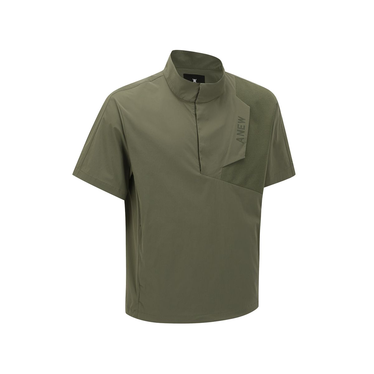 어뉴골프(ANEW GOLF) MEN ASYMMETRIC SHORT SLEEVE ANORAK_KH
