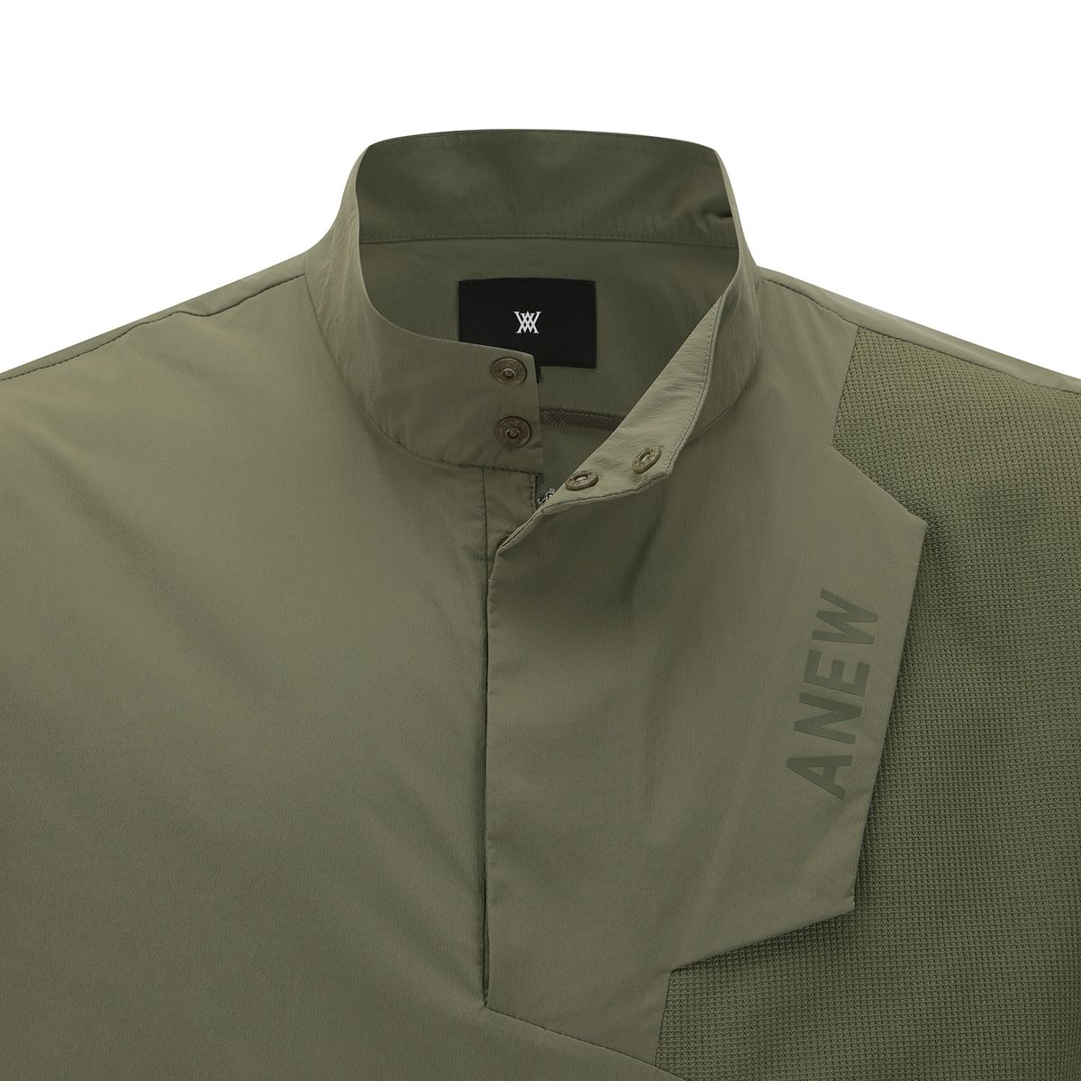 어뉴골프(ANEW GOLF) MEN ASYMMETRIC SHORT SLEEVE ANORAK_KH