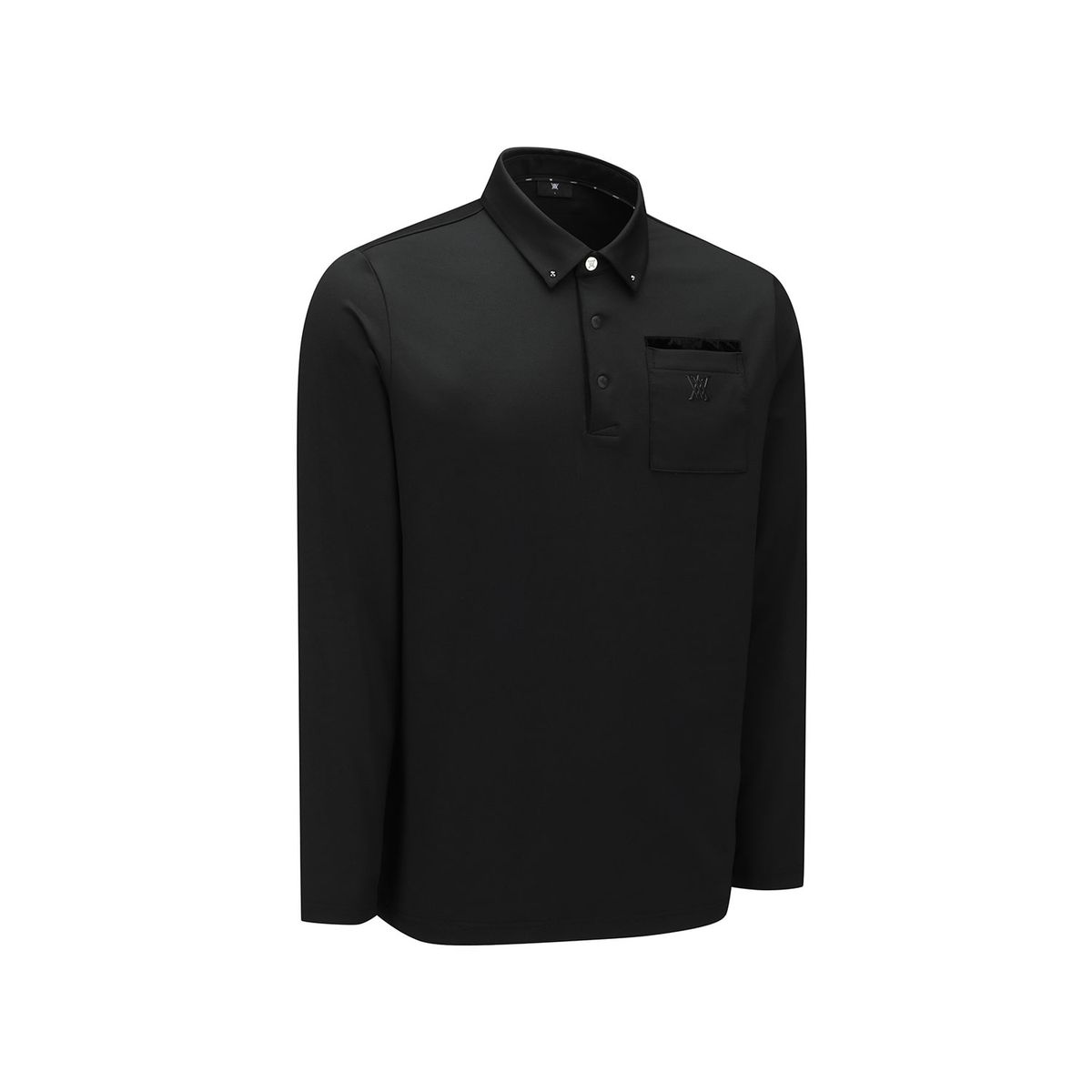 어뉴골프(ANEW GOLF) MEN STUD POCKET T-SHIRT_BK