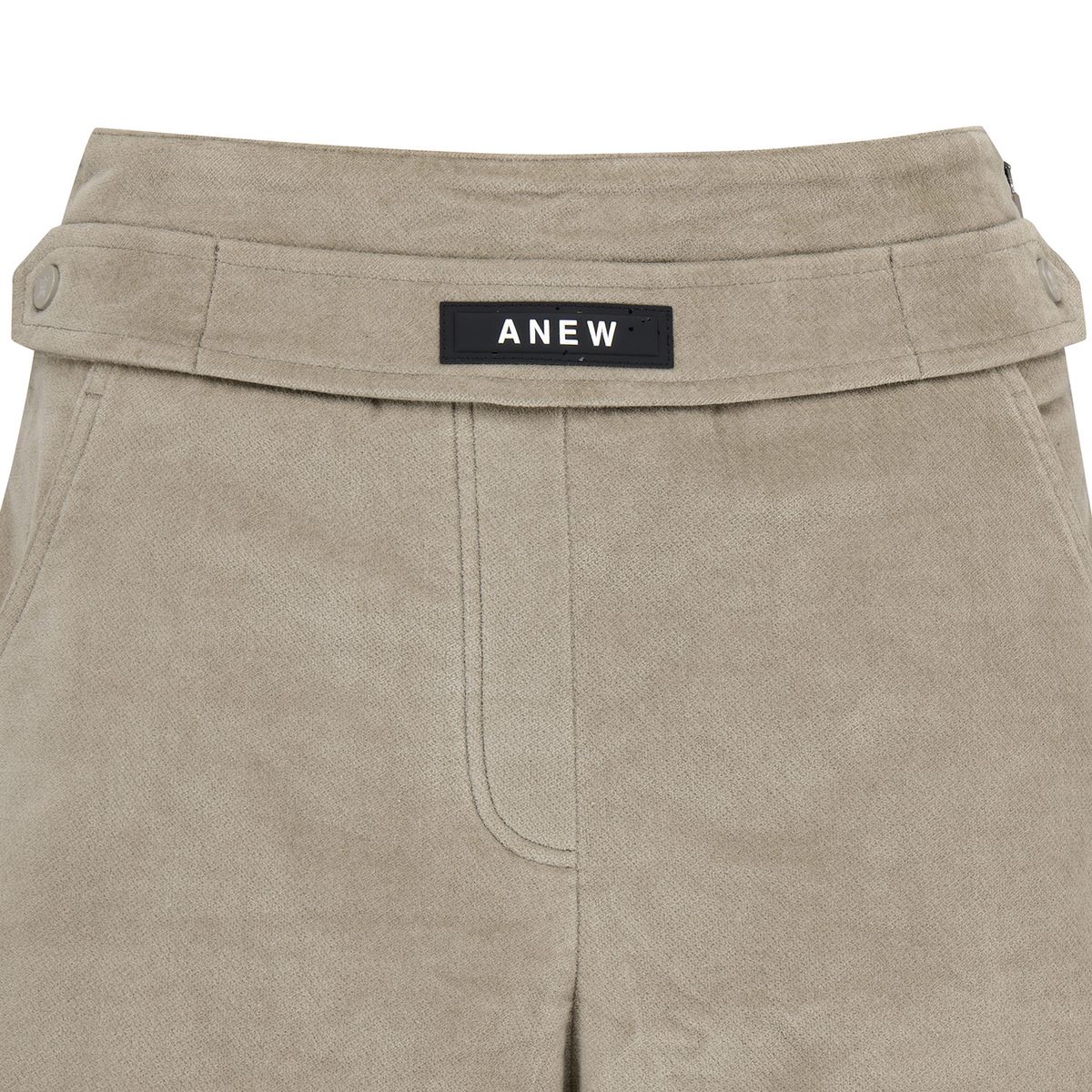 어뉴골프(ANEW GOLF) WOMEN VELVET HIGH WAIST HALF PANTS_GR
