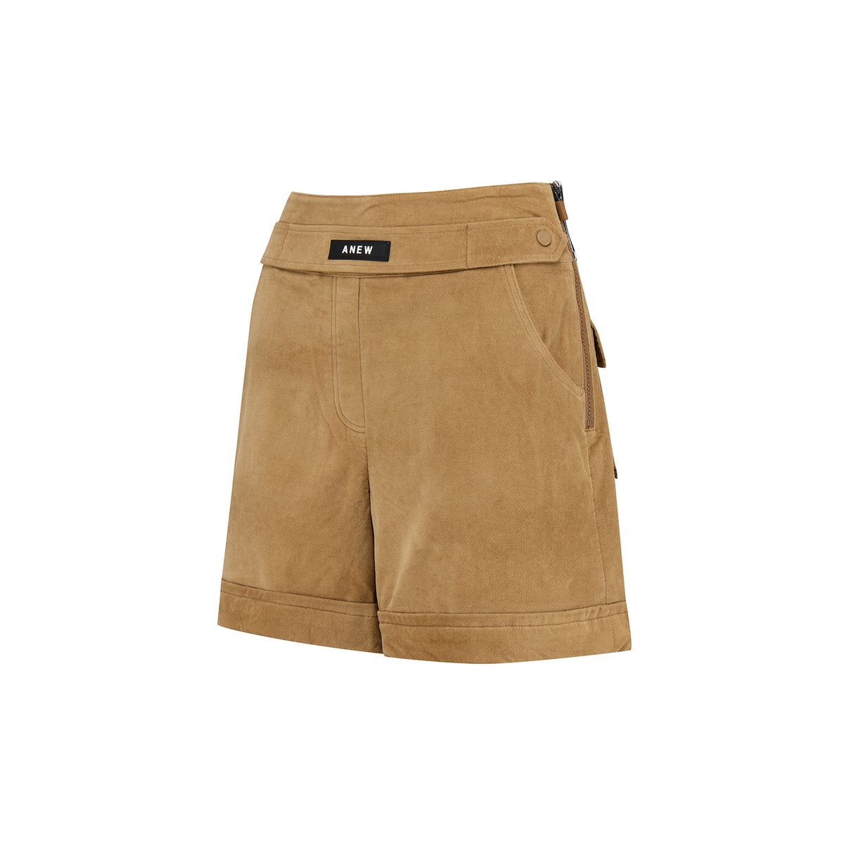 어뉴골프(ANEW GOLF) WOMEN VELVET HIGH WAIST HALF PANTS_CM