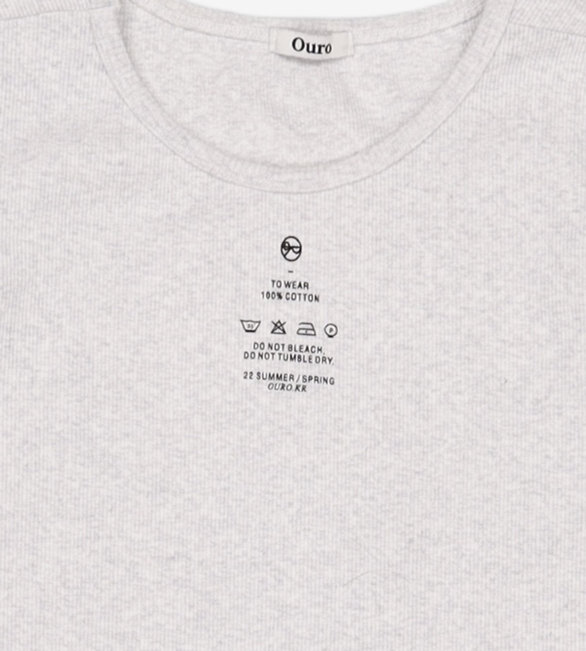 아우로(OURO) 반소매 티셔츠 XS