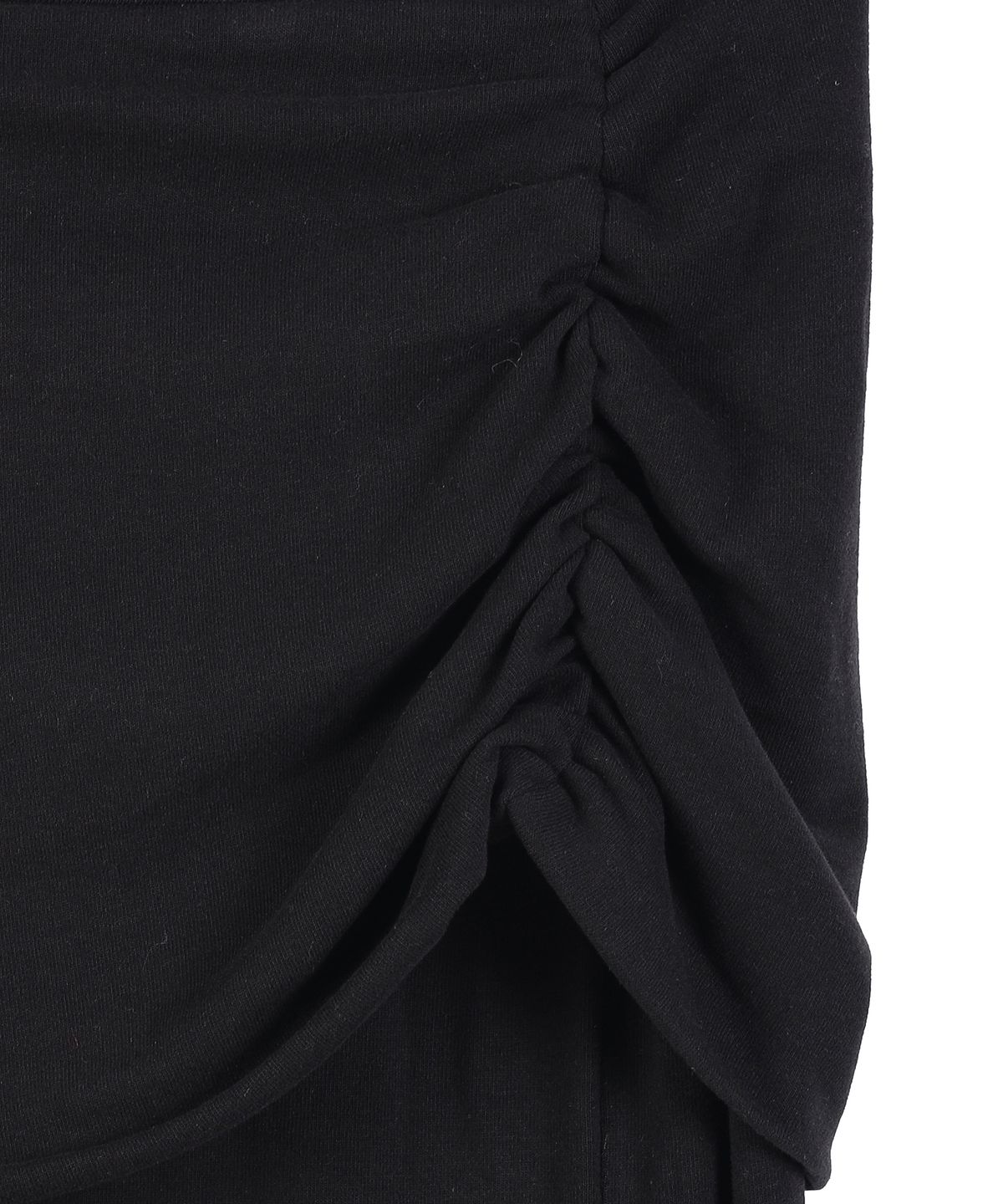 라라폭스(LALAFOX) H라인 셔링 롱스커트 (BLACK) BS4WS002