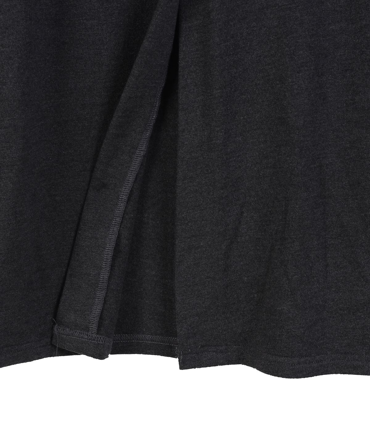 라라폭스(LALAFOX) H라인 셔링 롱스커트 (DARK GREY) BS4WS001