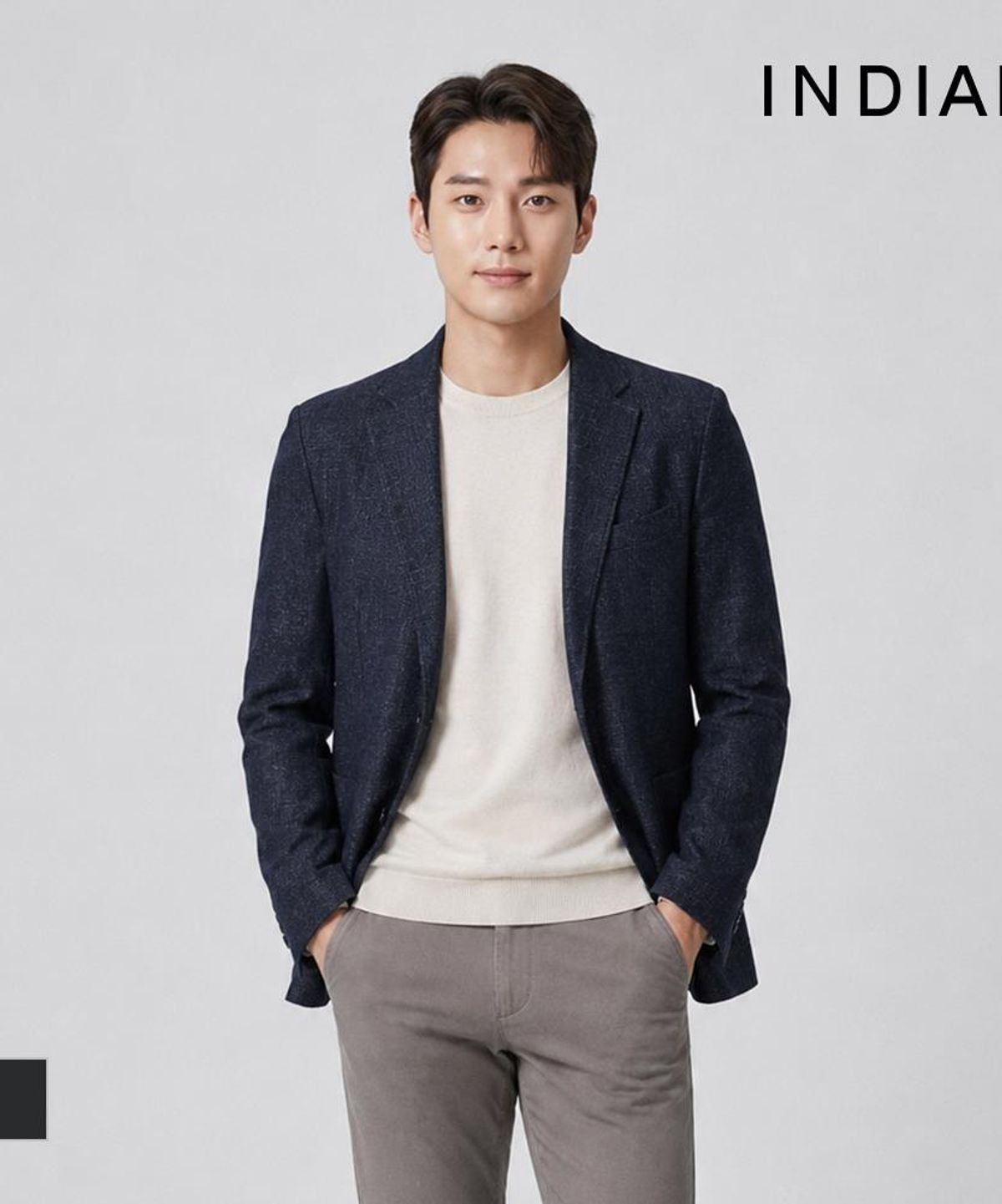 인디안(INDIAN) 투톤 코듀로이 자켓_MIUFUYF9161
