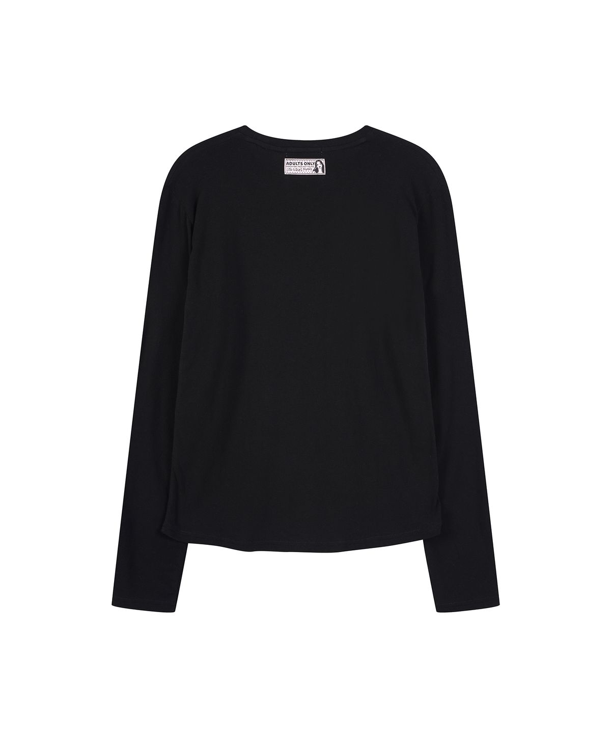 라라폭스(LALAFOX) 레귤러 그래픽 롱슬리브 (BLACK) BS4CL006